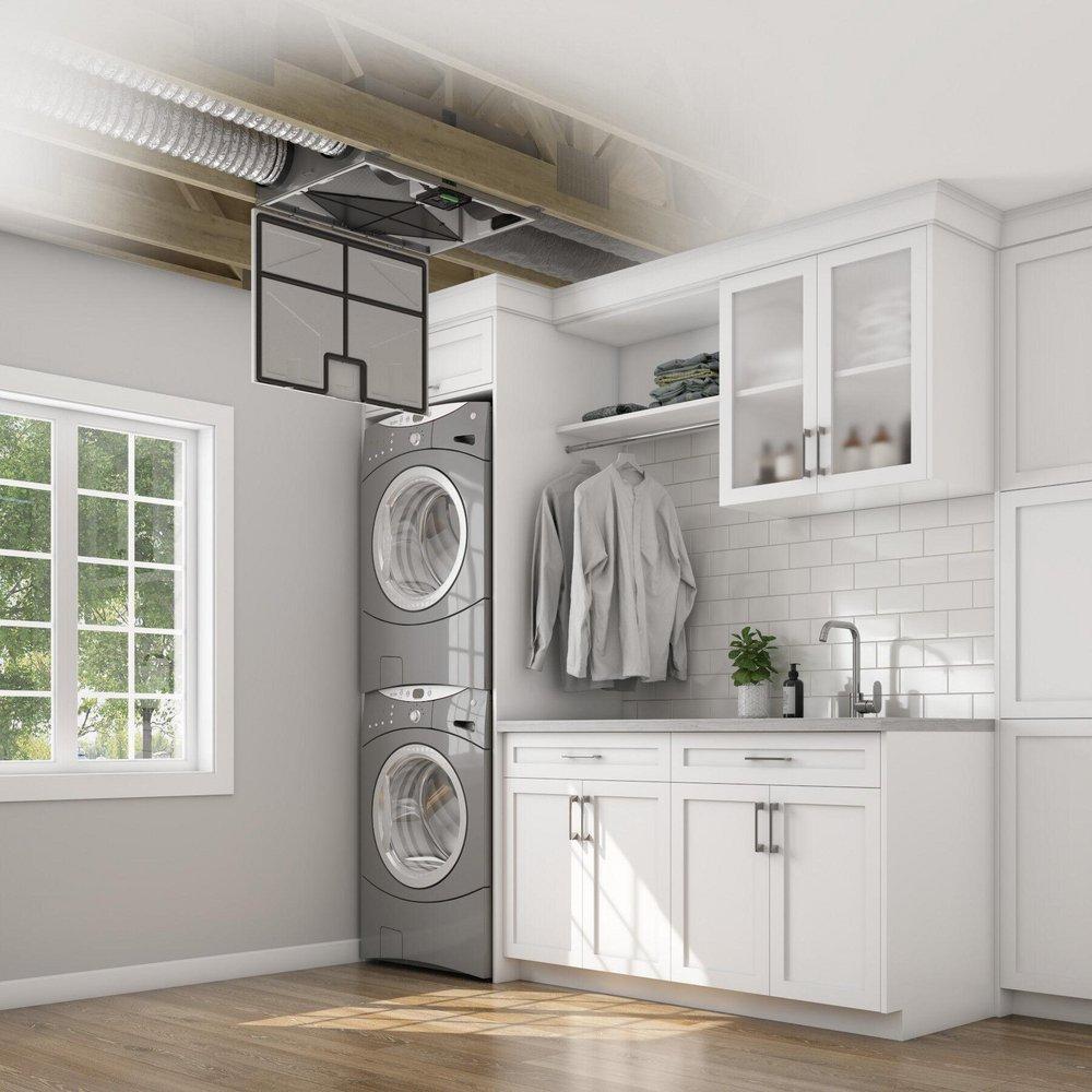 BROAN ONE 150 CFM ENERGY RECOVERY VENTILATOR ERV HARDWIRED INTERIOR DOOR/TRIM 