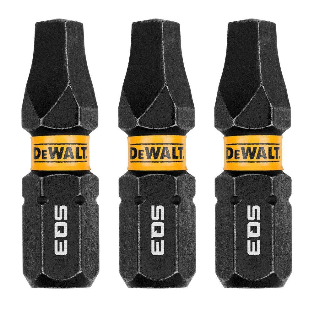 DW FLEXTORQ 3PK 1IN BITS FOR SQ3 