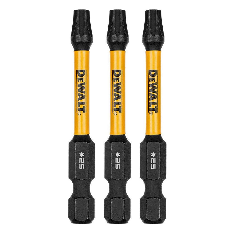 DW FLEXTORQ 3PK 2.25IN BITS FOR T25 