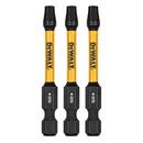 DW FLEXTORQ 3PK 2.25IN BITS FOR T25 