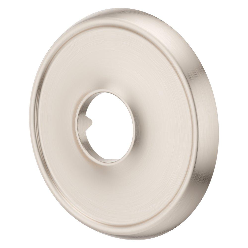 Round Shower Arm Flange in Brushed Nickel 