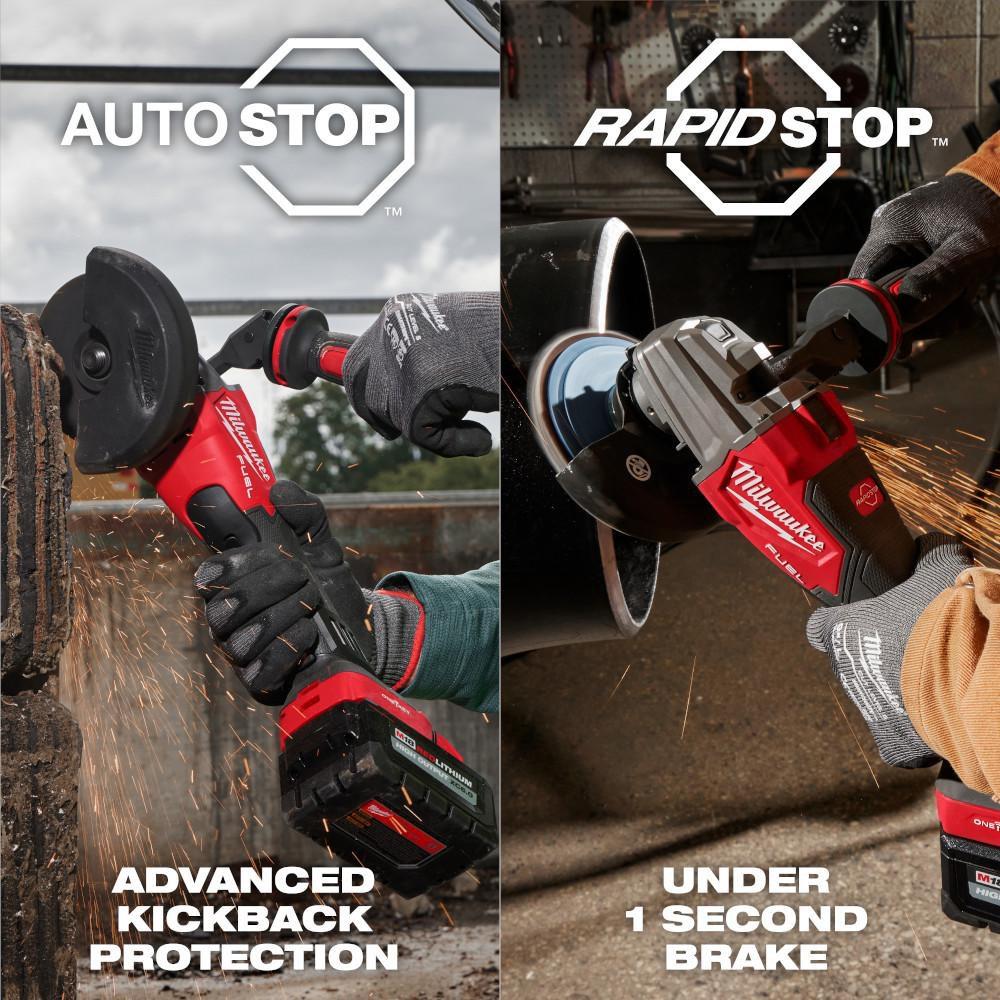 M18 FUEL 4-1/2-5 DUAL-TRIGGER BRAKING GRINDER TOOL ONLY 