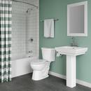 16-1/8 in. Round Toilet Bowl in White 