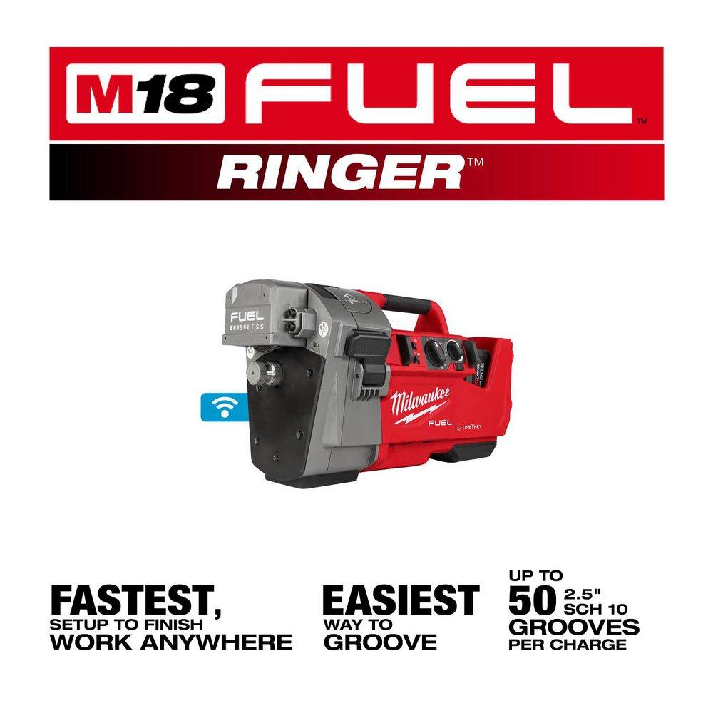 RINGER&trade; Roll Groover for 1-1/4 in. - 4 in. Sch 10/40, 6 in. Sch 10 