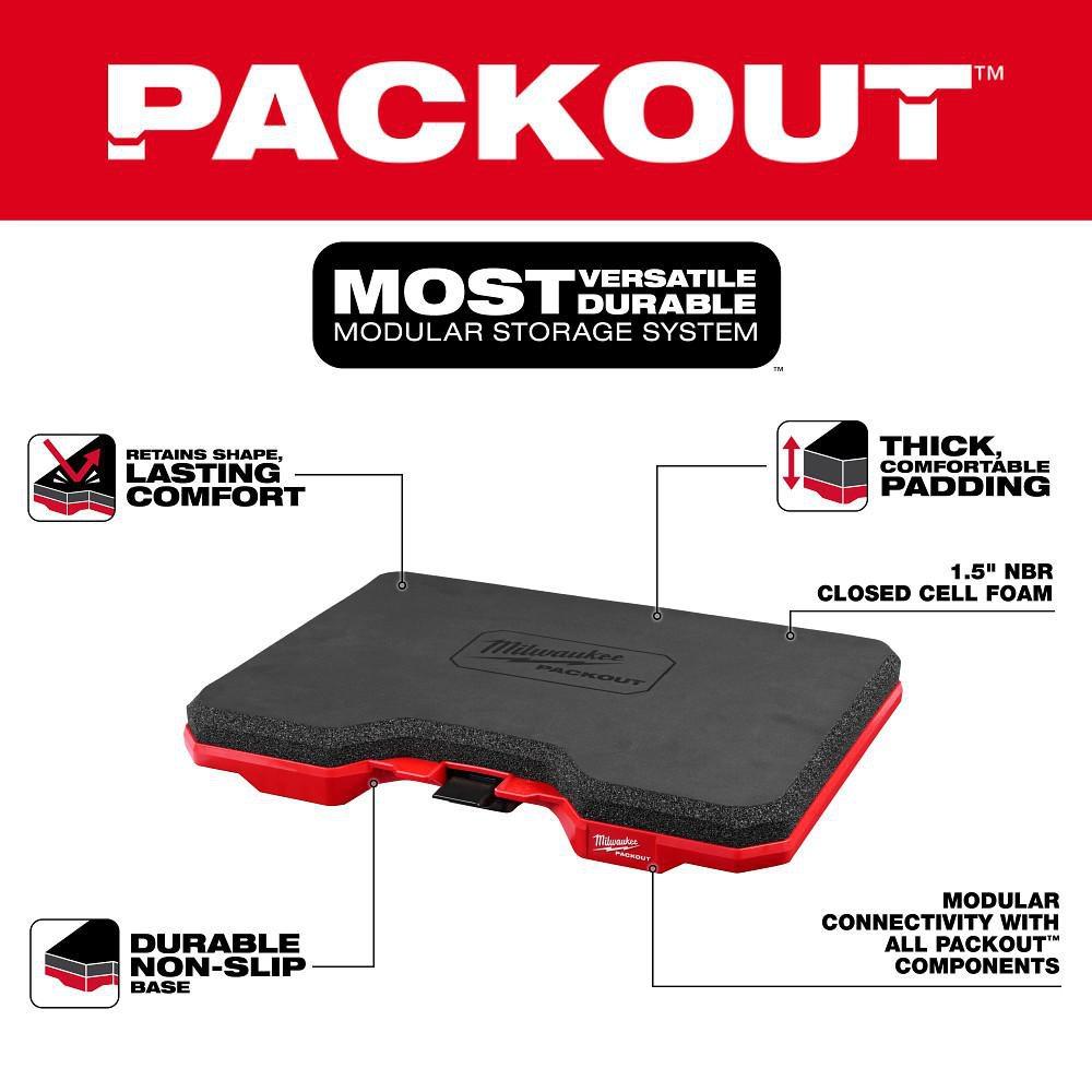 Kneeling Pad in Black/Red 