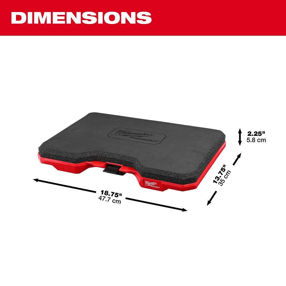 Kneeling Pad in Black/Red 