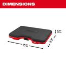 Kneeling Pad in Black/Red 