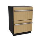 CCY AVALLON 5.3 CU FT 24 UNDERCOUNTER PANEL READY DUAL DRAWER REFRIGERATOR 