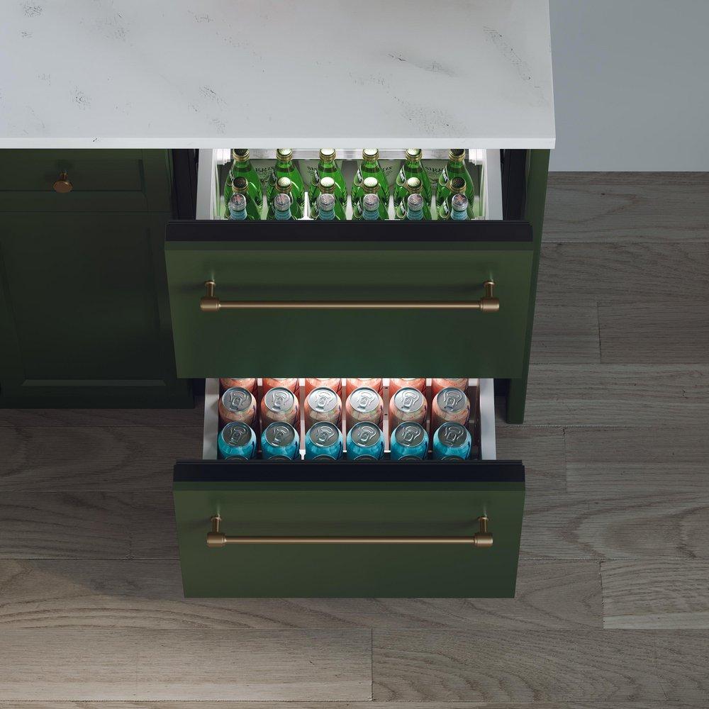 24 in. Undercounter Panel Ready Dual Drawer Refrigerator 