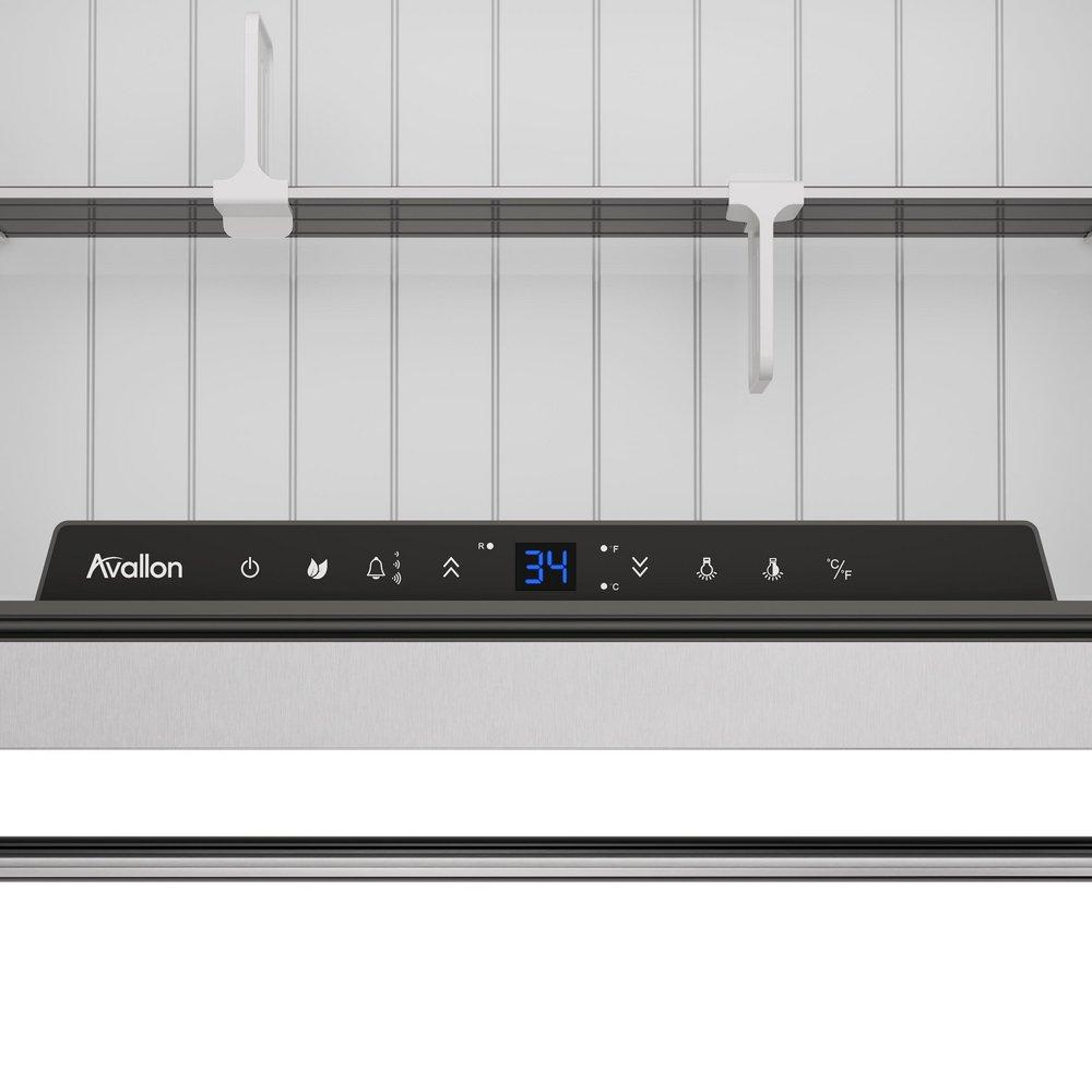 CCY AVALLON 5.3 CU FT 24 UNDERCOUNTER STAINLESS STEEL DUAL DRAWER REFRIGERATOR 