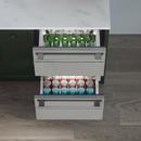 24 in. Undercounter Dual Drawer Refrigerator in Stainless Steel 