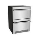 24 in. Undercounter Dual Drawer Refrigerator in Stainless Steel 