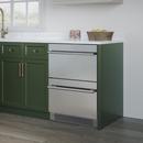 24 in. Undercounter Dual Drawer Refrigerator in Stainless Steel 