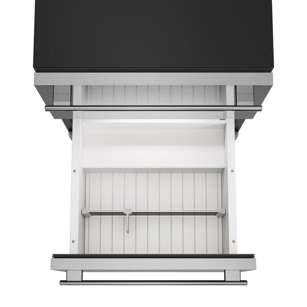 24 in. Undercounter Dual Drawer Refrigerator in Stainless Steel 