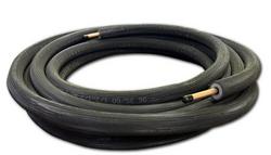 1/4 in. x 3/8 in. x 1/2 in. 50 ft. Black Mini-Split Line Set