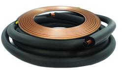3/8 in. x 3/4 in. x 1/2 in. 50 ft. Standard Black Rubber Line Set