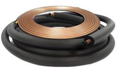 3/8 in. x 3/4 in. x 1/2 in. 50 ft. Standard Black Rubber Line Set