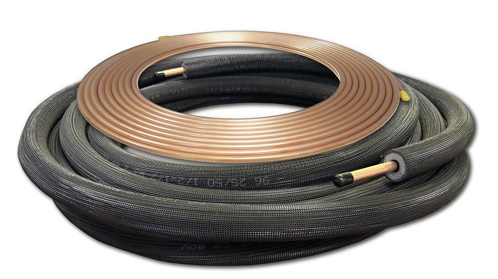 Ferguson Enterprises&reg; Black 3/8 in. x 3/4 in. x 3/4 in. Standard Black Rubber Line Set 