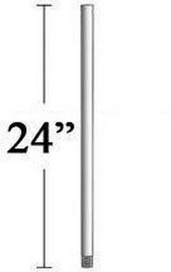 24 in. Ceiling Fan Downrod in Legacy Brass