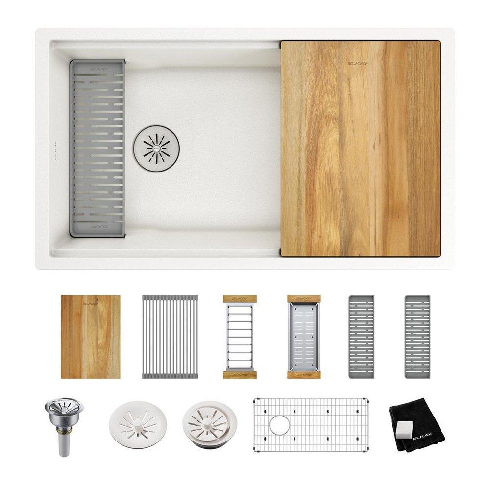 33X19 1B UM WSTAT SINK KIT W/ PERFE 
