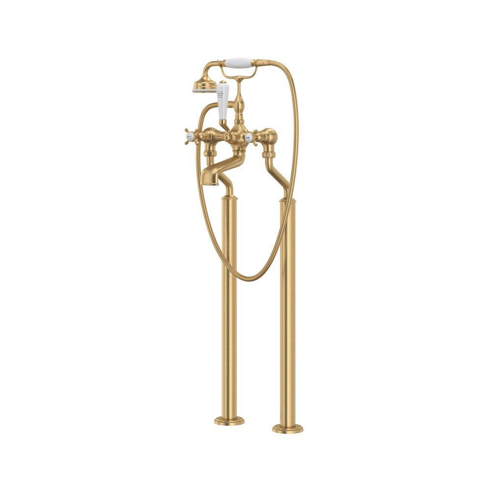 TRADITIONAL FLOOR MOUNT TUB FILLER 