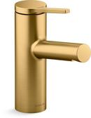 KOHLER Vibrant Brushed Moderne Brass Single Handle Monoblock Bathroom Sink Faucet 