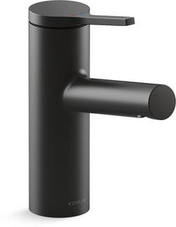 Single Handle Monoblock Bathroom Sink Faucet in Matte Black