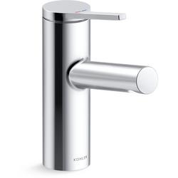 Single Handle Monoblock Bathroom Sink Faucet in Polished Chrome