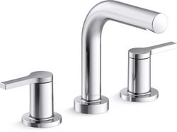 Two Handle Roman Tub Faucet in Polished Chrome (Trim Only)