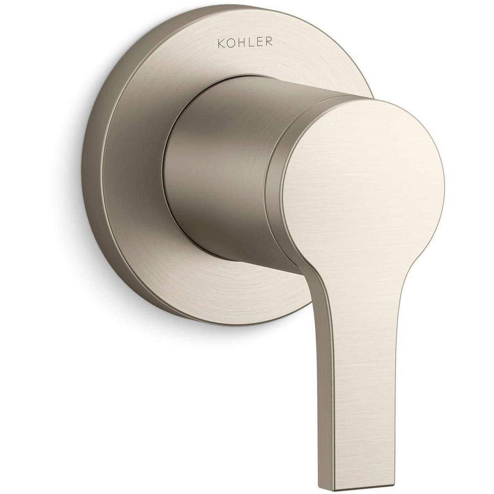 Single Handle Diverter Valve Trim in Vibrant Brushed Nickel 