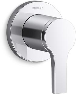 Single Handle Diverter Valve Trim in Chrome