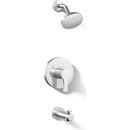 One Handle Single Function Bathtub & Shower Faucet in Matte Black (Trim Only) 