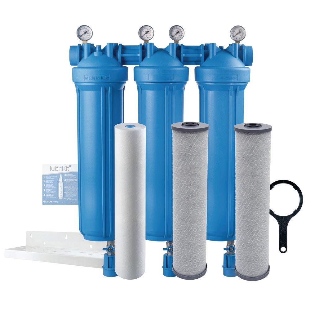 10GPM PFAS Armor Trio Media Whole House Water Filtration System 
