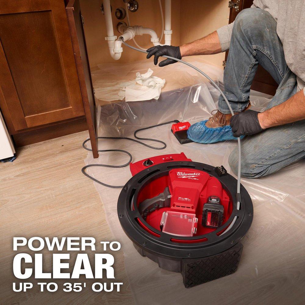 M12 FUEL HIGH SPEED CHAIN SNAKE FOR 1-1/4-2 PIPES 