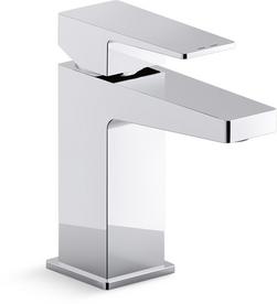 Single Handle Monoblock Bathroom Sink Faucet in Polished Chrome