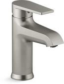 Single Handle Monoblock Bathroom Sink Faucet in Vibrant® Brushed Nickel