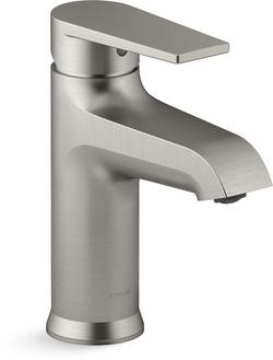 Single Handle Monoblock Bathroom Sink Faucet in Vibrant&reg; Brushed Nickel