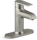 Single Handle Monoblock Bathroom Sink Faucet in Vibrant® Brushed Nickel