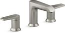 Two Handle Widespread Bathroom Sink Faucet in Vibrant® Brushed Nickel