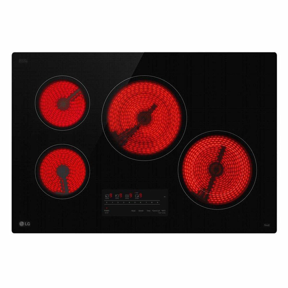 30 RADIANT COOKTOP 5 BURNER BLACK 