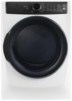 27 in. 8.0 cu. ft. Electric Dryer in White
