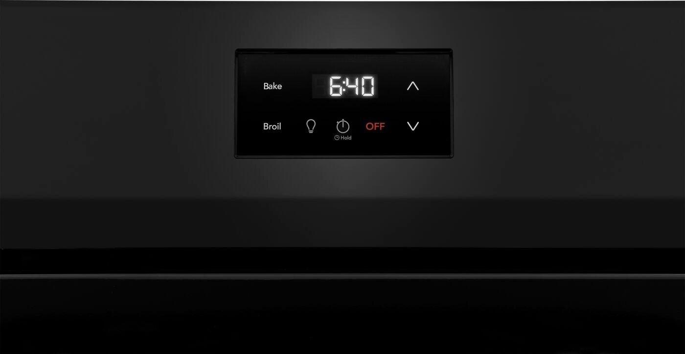 30 in. 4-Burner Electric Freestanding Range in Black 