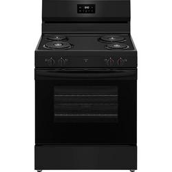 30 in. 4-Burner Electric Freestanding Range in Black