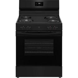 30 in. 4-Burner Electric Freestanding Range in Black