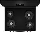 30 in. 4-Burner Electric Freestanding Range in Black 