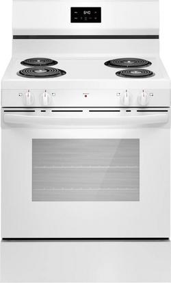 30 in. 4-Burner Electric Freestanding Range in White