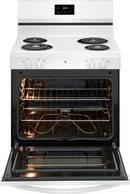 30 in. 4-Burner Electric Freestanding Range in White 