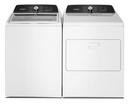 4.6 cu. ft. Top Load Washer with Glass Lid in White 