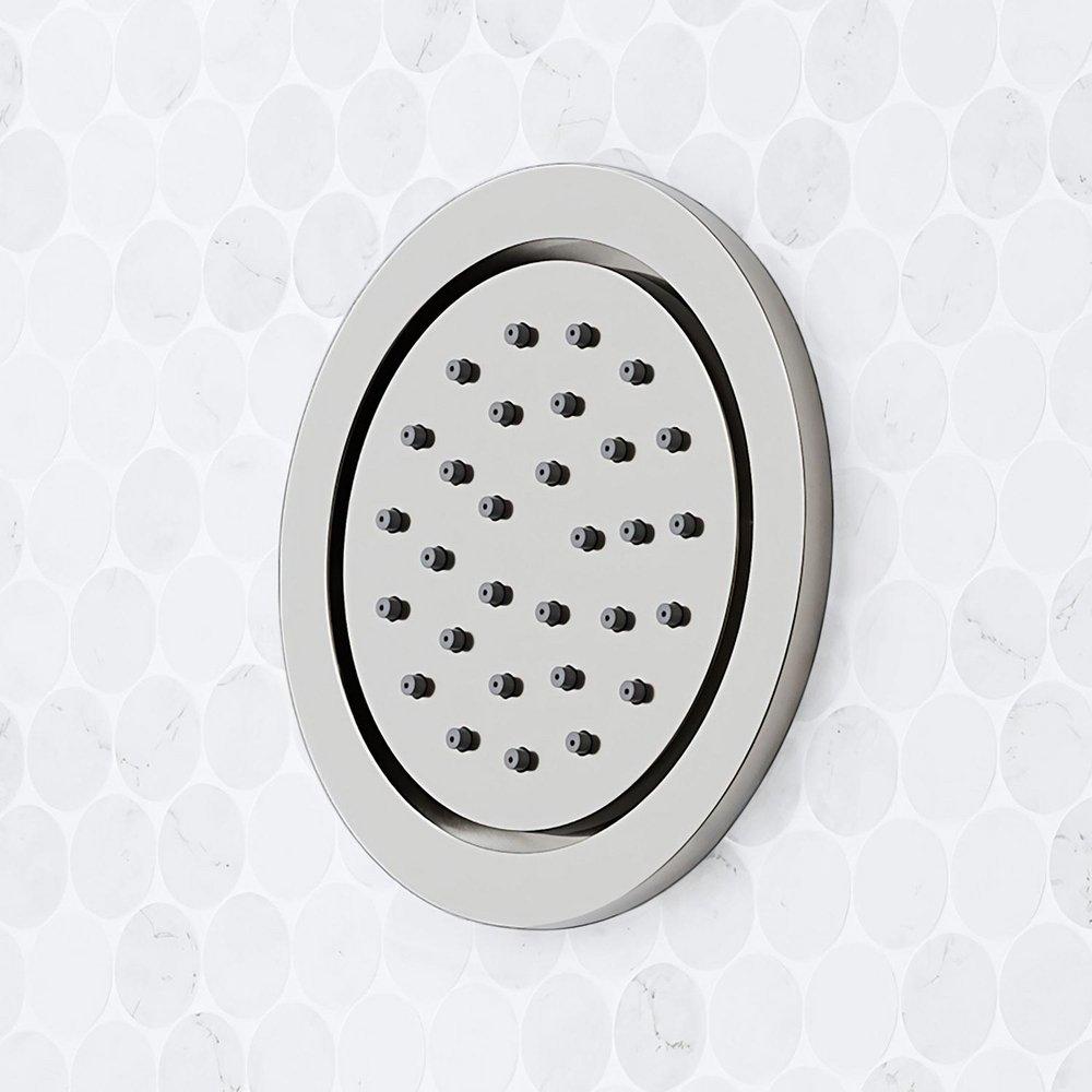 SEFINA THERMOSTATIC SHOWER SYSTEM WITH 3 BODY SPRAYS AND HAND SHOWER - BRUSHED NICKEL 