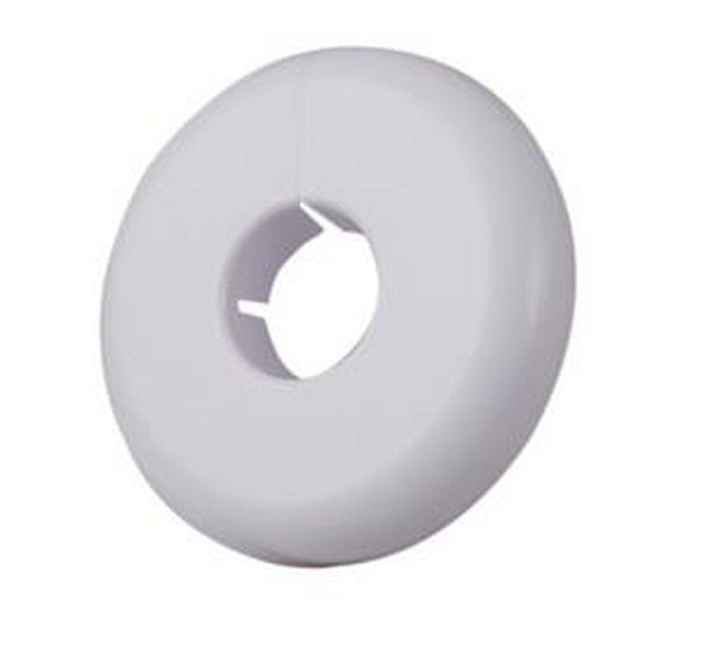 National Fire Products White "Plastic Wall Plate in Painted Chrome" 